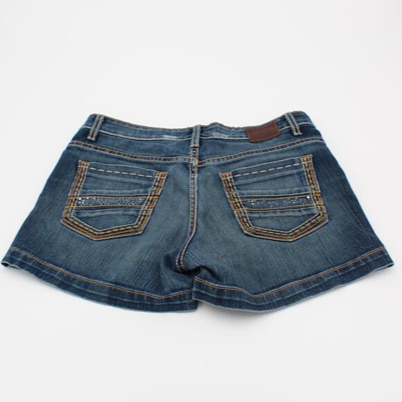 BKE Payton Y2K Denim Shorts Womens Size 29 Jean Stretch Summer Casual - Picture 2 of 8